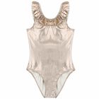 Girls Gold Swimsuit, 1, hi-res