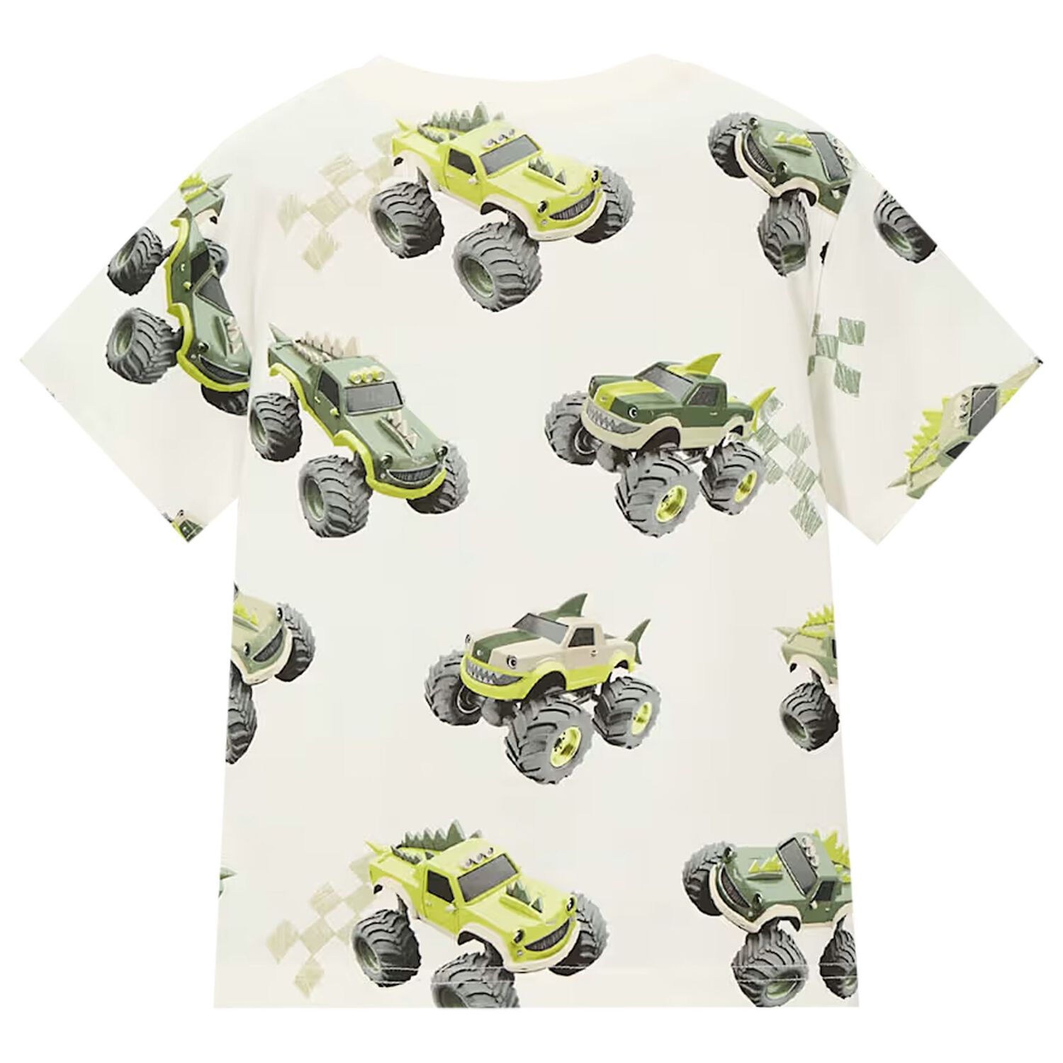 Boys Ivory Monster Truck T-Shirt, 2, hi-res