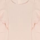 فستان بنات بالشعار باللون الوردي, 1, hi-res