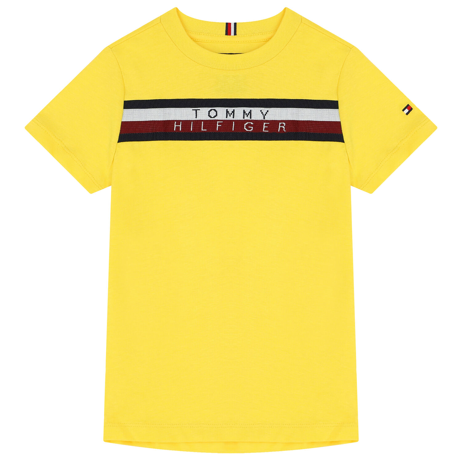 Boys Yellow Logo T-Shirt, 3, hi-res