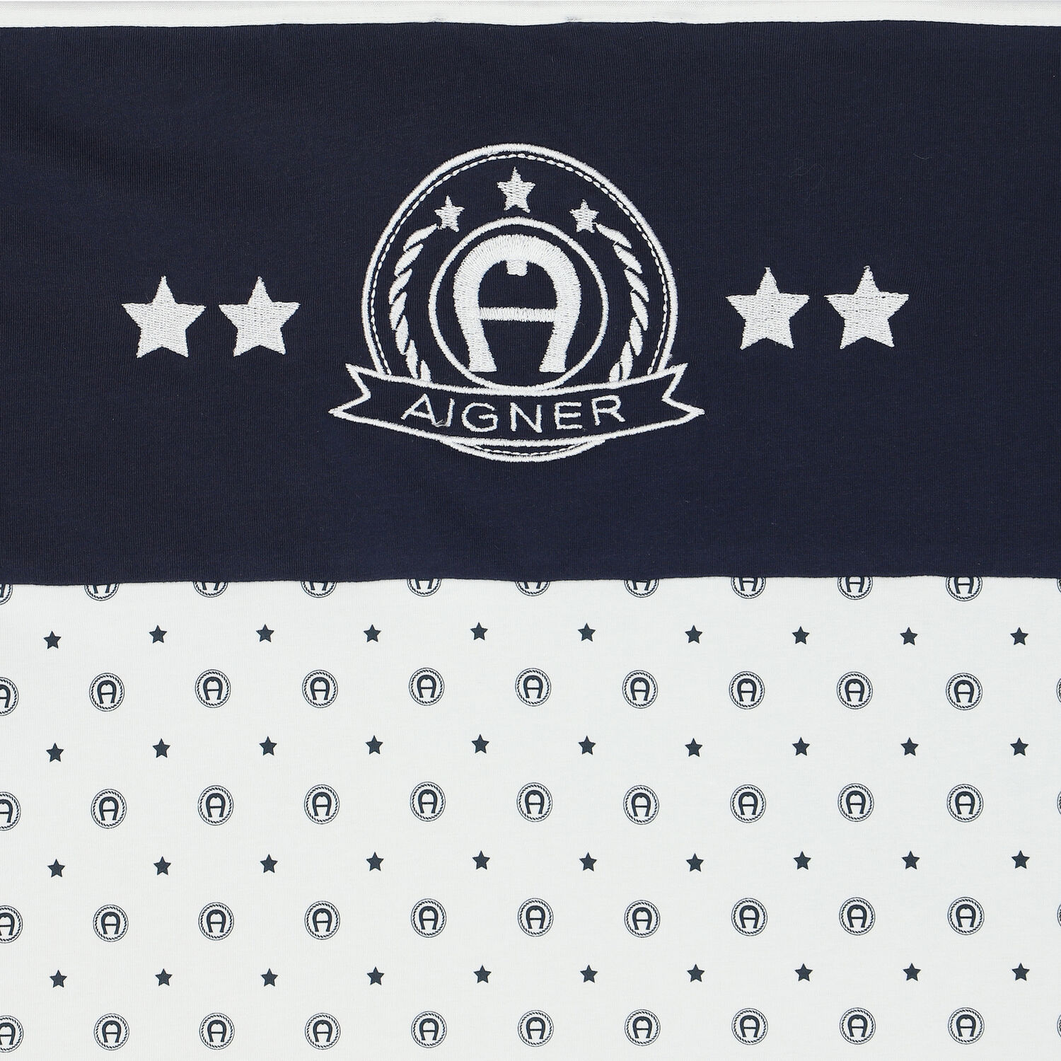 Navy & White Logo Baby Blanket, 1, hi-res image number null