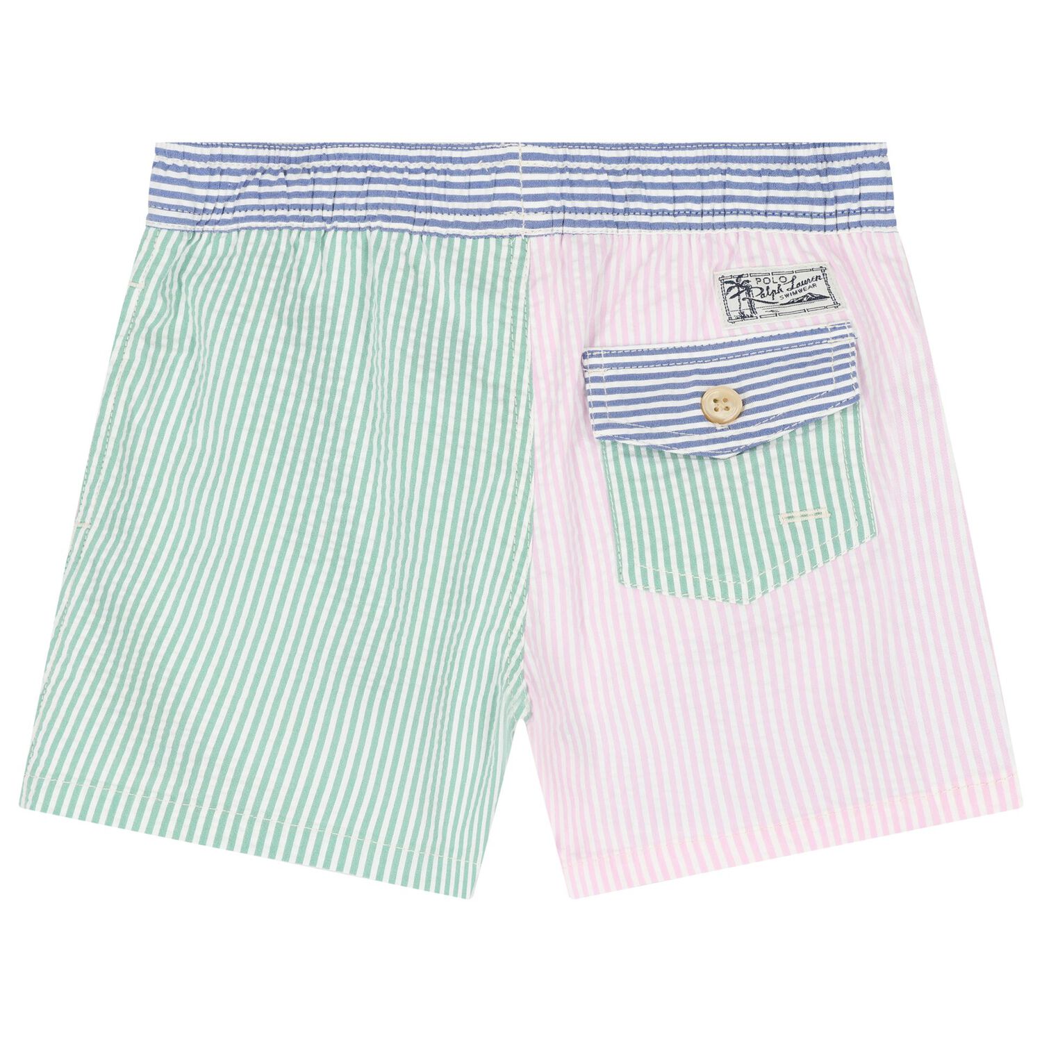 شورت سباحة اولاد مخطط باللون الأزرق , 1, hi-res image number null