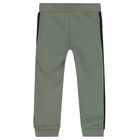 Younger Boys Khaki Logo Joggers, 1, hi-res
