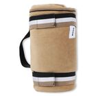 بطانيه مبطنه بالشعار باللون الابيض والبيج , 1, hi-res