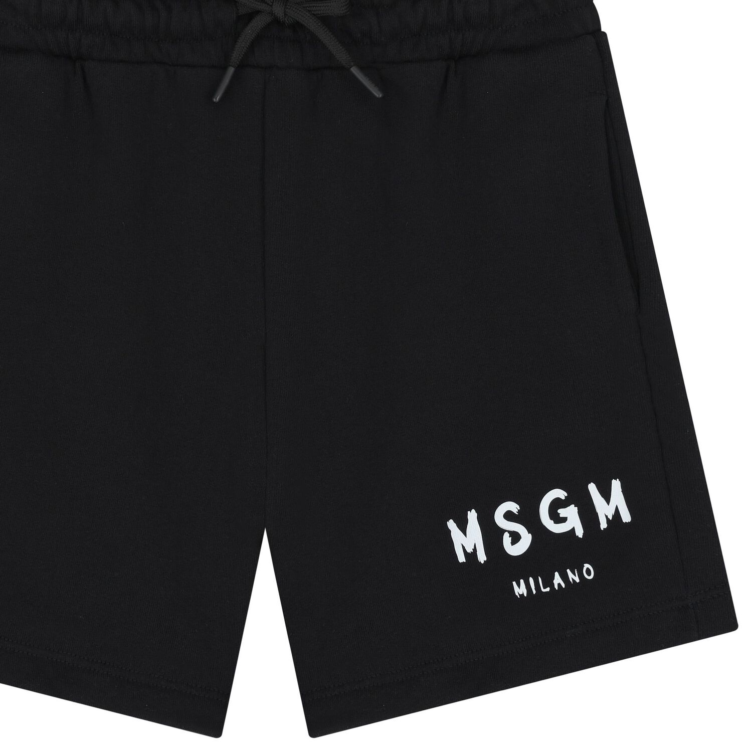Boys Black Logo Shorts, 2, hi-res image number null