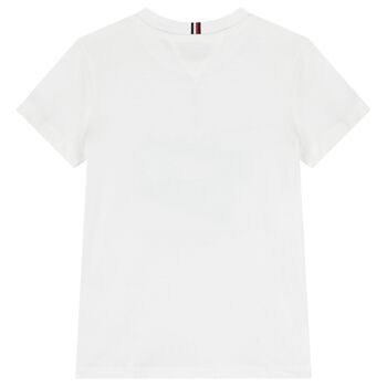 Boys White Logo T-Shirt