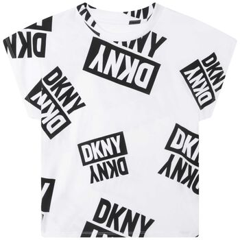 Girls White Logo T-Shirt