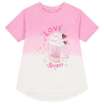 Girls Pink Milkshake T-Shirt