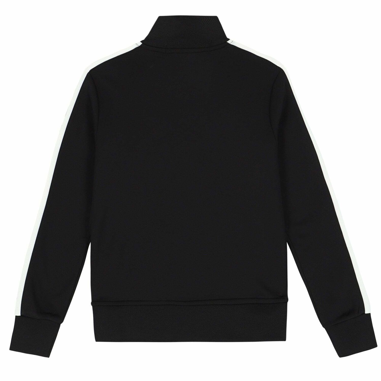 Boys Black & White Logo Zip Up Top, 1, hi-res image number null