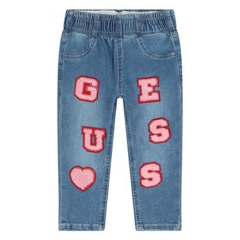 Younger Girls Logo Denim Jeans