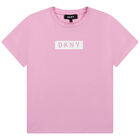 Girls Pink Logo T-Shirt, 2, hi-res