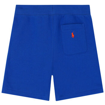 Boys Blue Logo Shorts