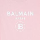 Pink & White Logo T-Shirt, 4, hi-res