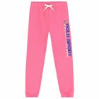 Girls Pink Logo Joggers , 1, hi-res