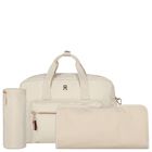 Beige Logo Baby Changing Bag, 1, hi-res