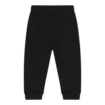 Baby Boys Black Logo Majolica Joggers