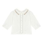 Baby Boys Ivory & Beige Shorts Set, 1, hi-res