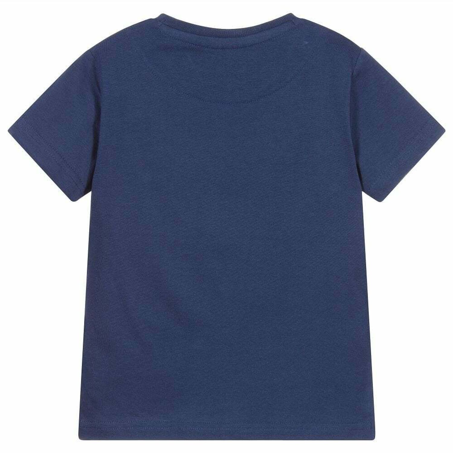Boys Navy Skater T-Shirt, 1, hi-res image number null