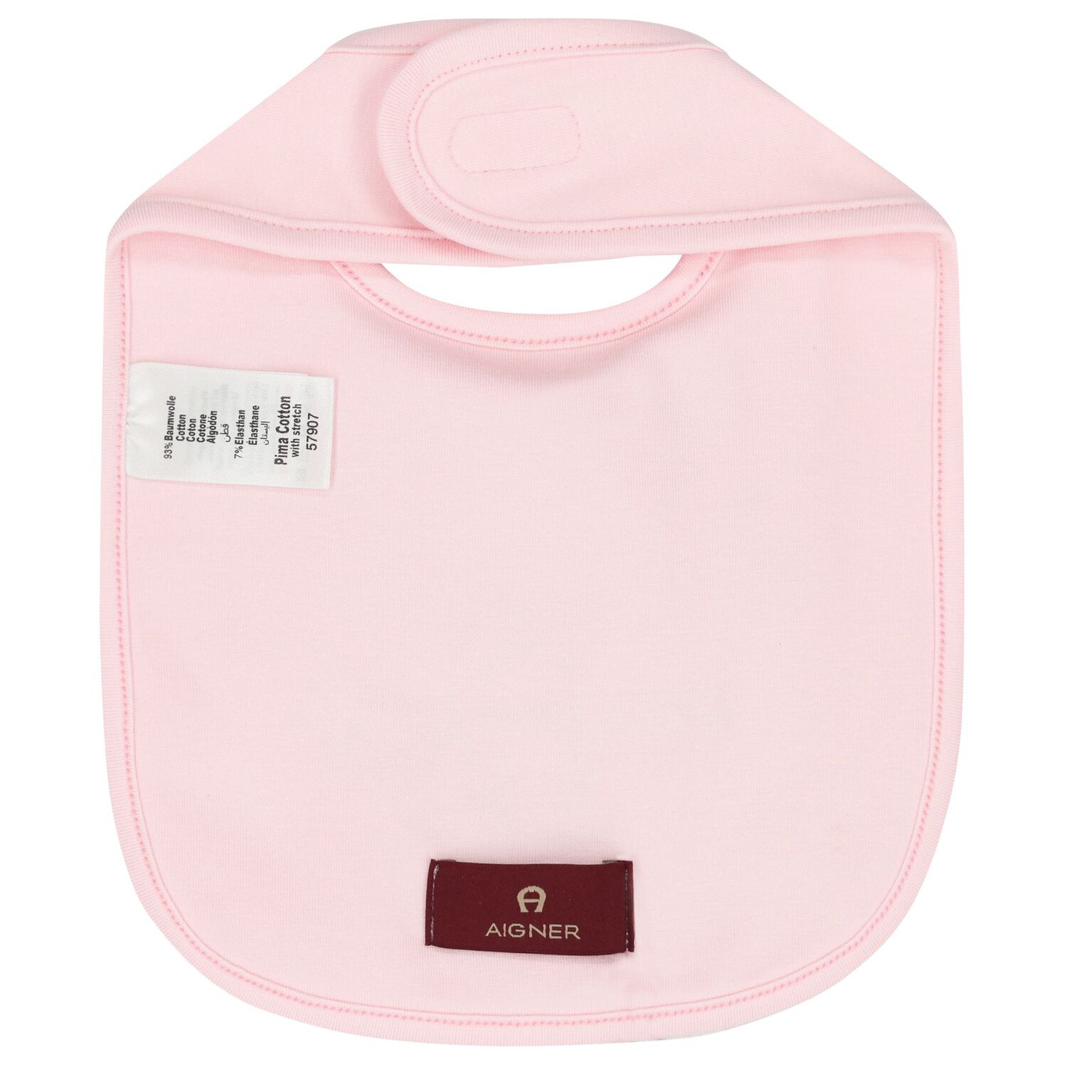 Baby Girls Pink Logo Bib, 3, hi-res image number null