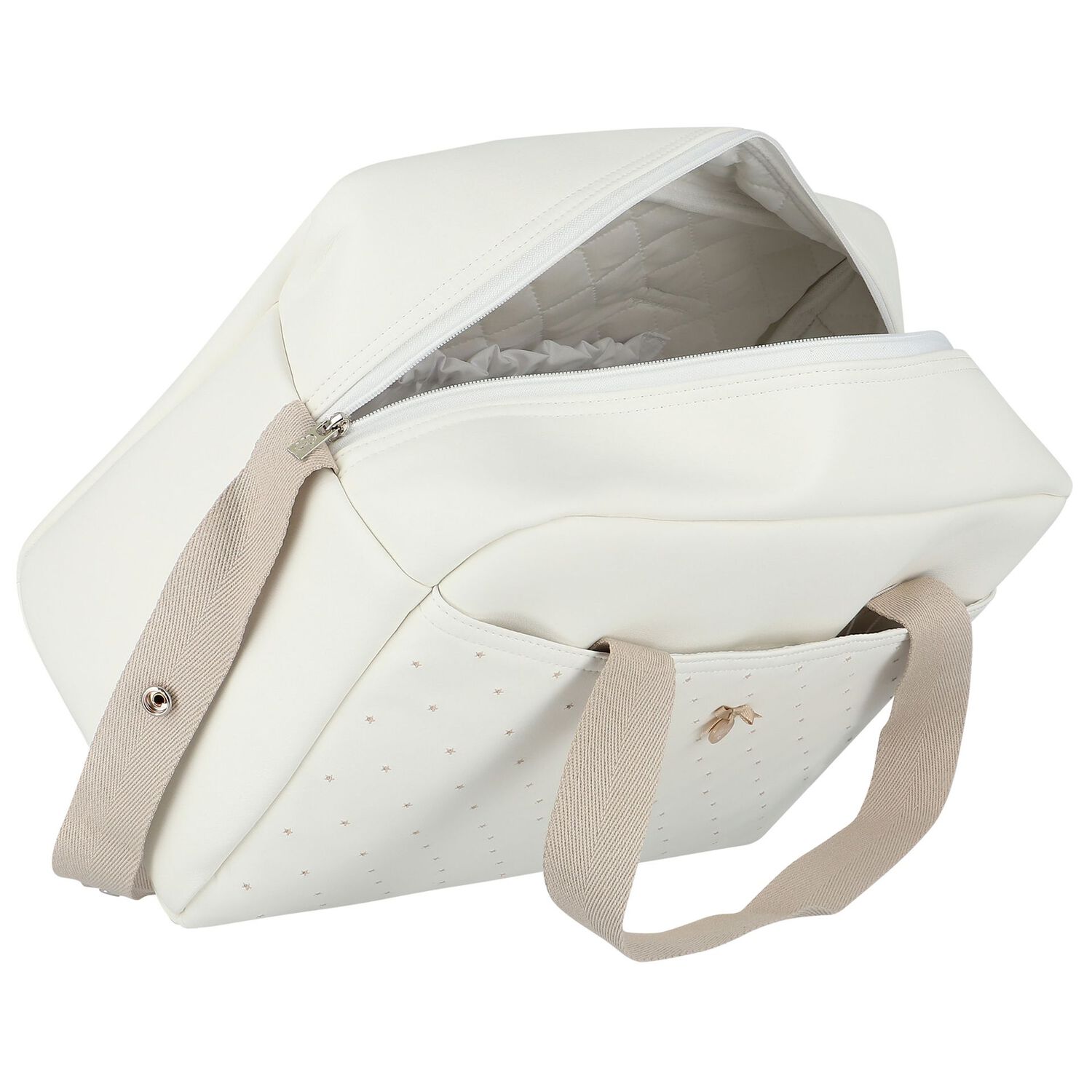 شنطة مواليد باللون العاجى والبيج للأطفال  , 1, hi-res