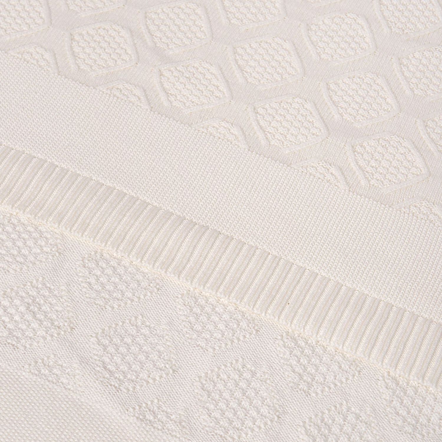 Beige Knit Baby Blanket , 1, hi-res image number null