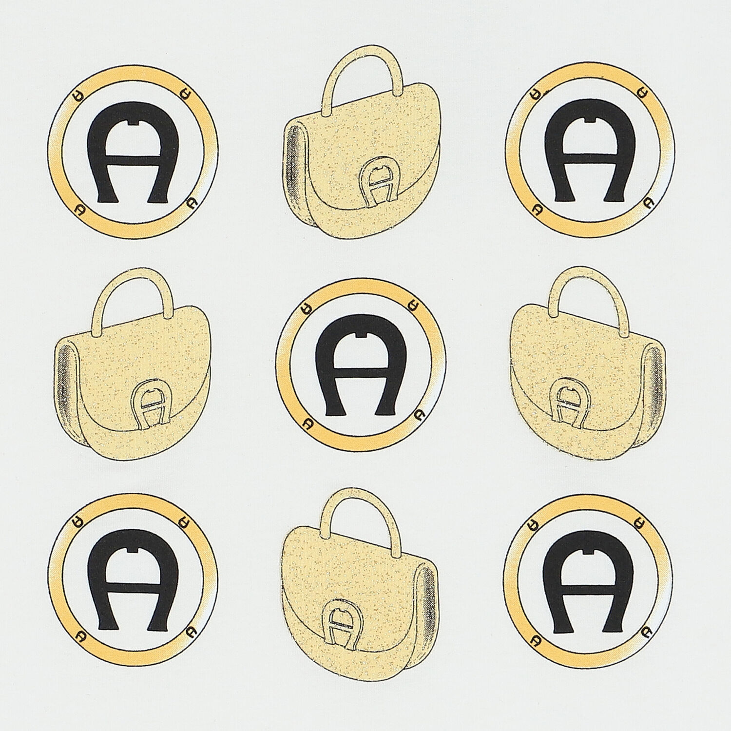 توب بالشعار باللون الأبيض للبنات , 1, hi-res