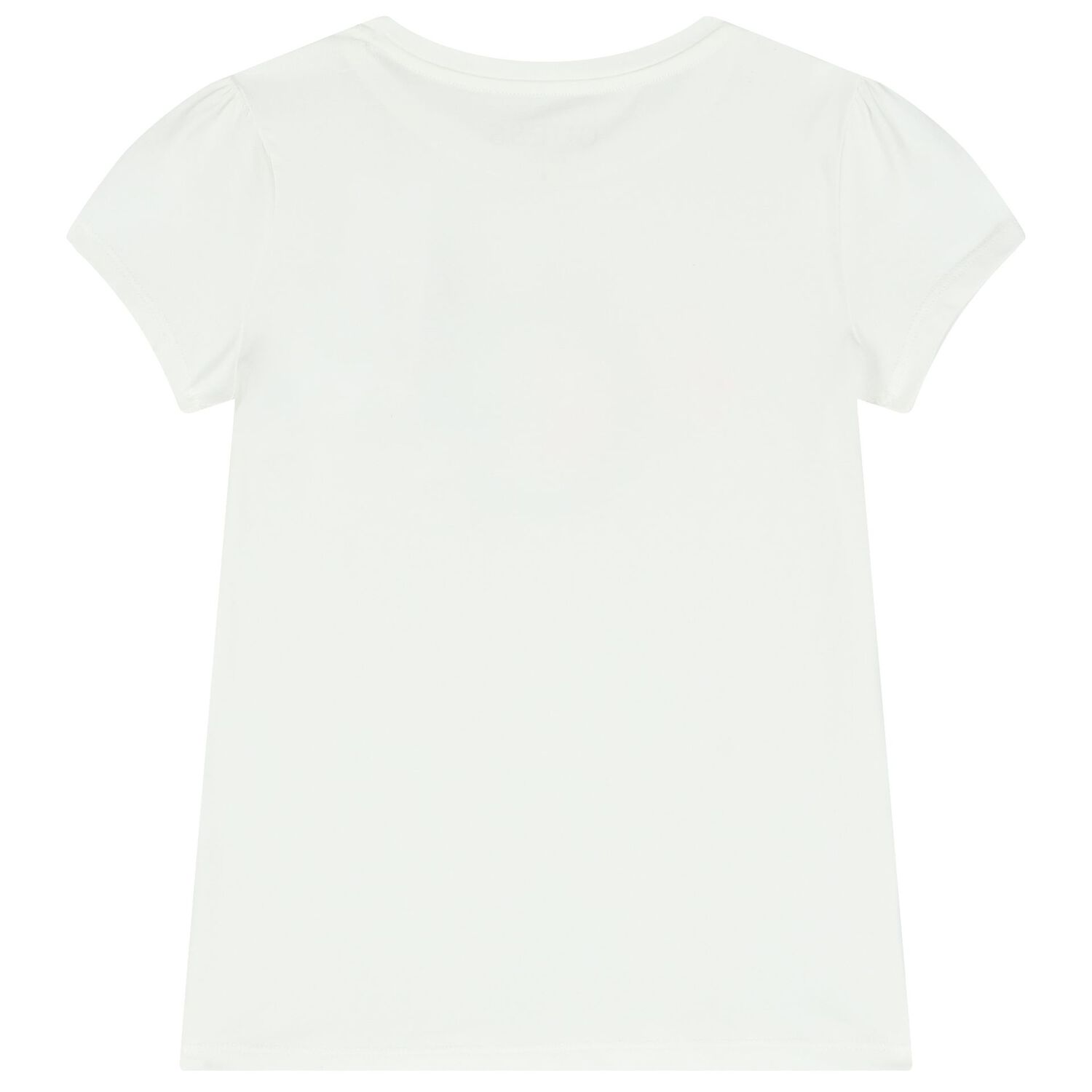 طقم تنورة بنات بالشعار باللون الأبيض والوردى, 1, hi-res