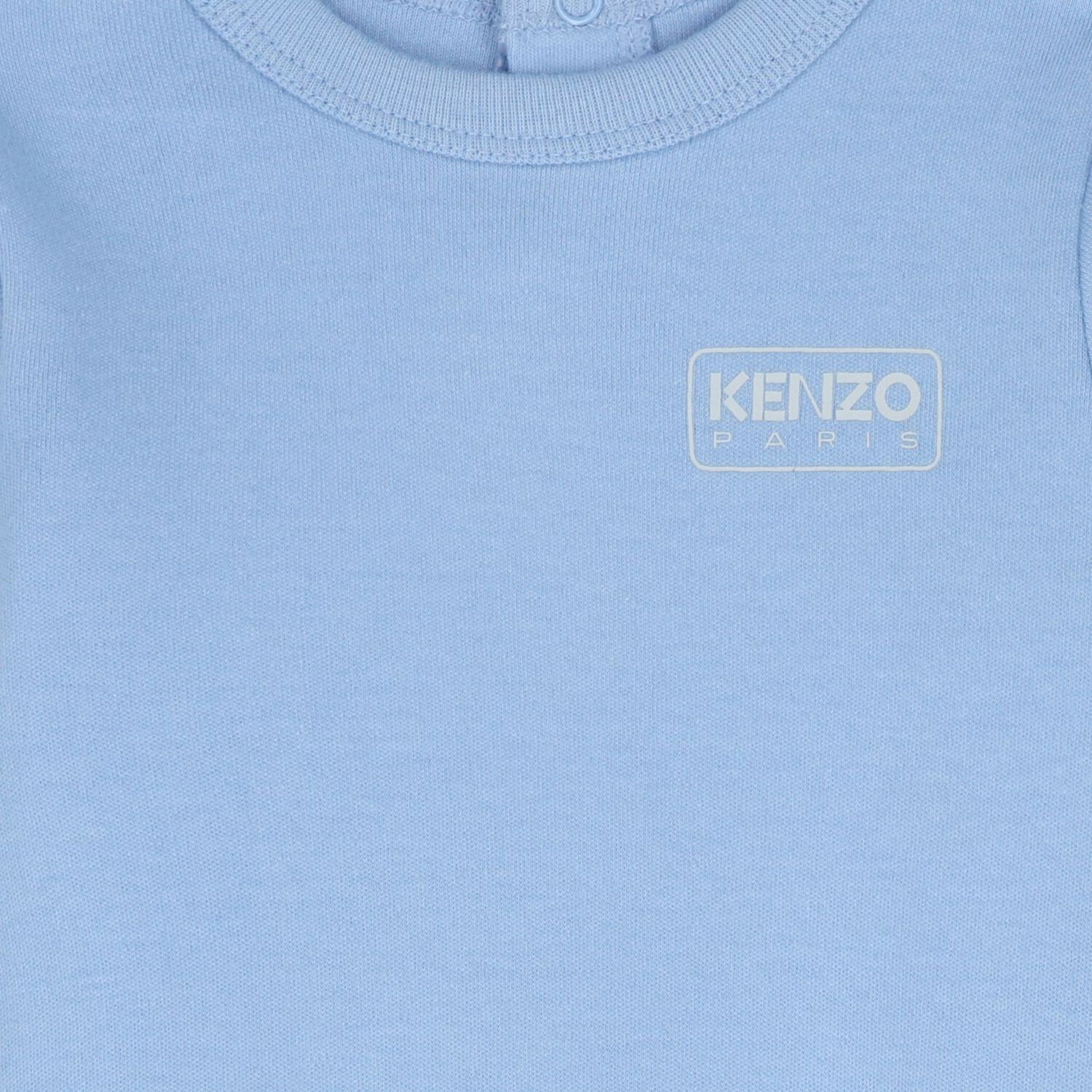 Blue Logo Geometric Logo Babygrows ( 2-Pack ), 2, hi-res