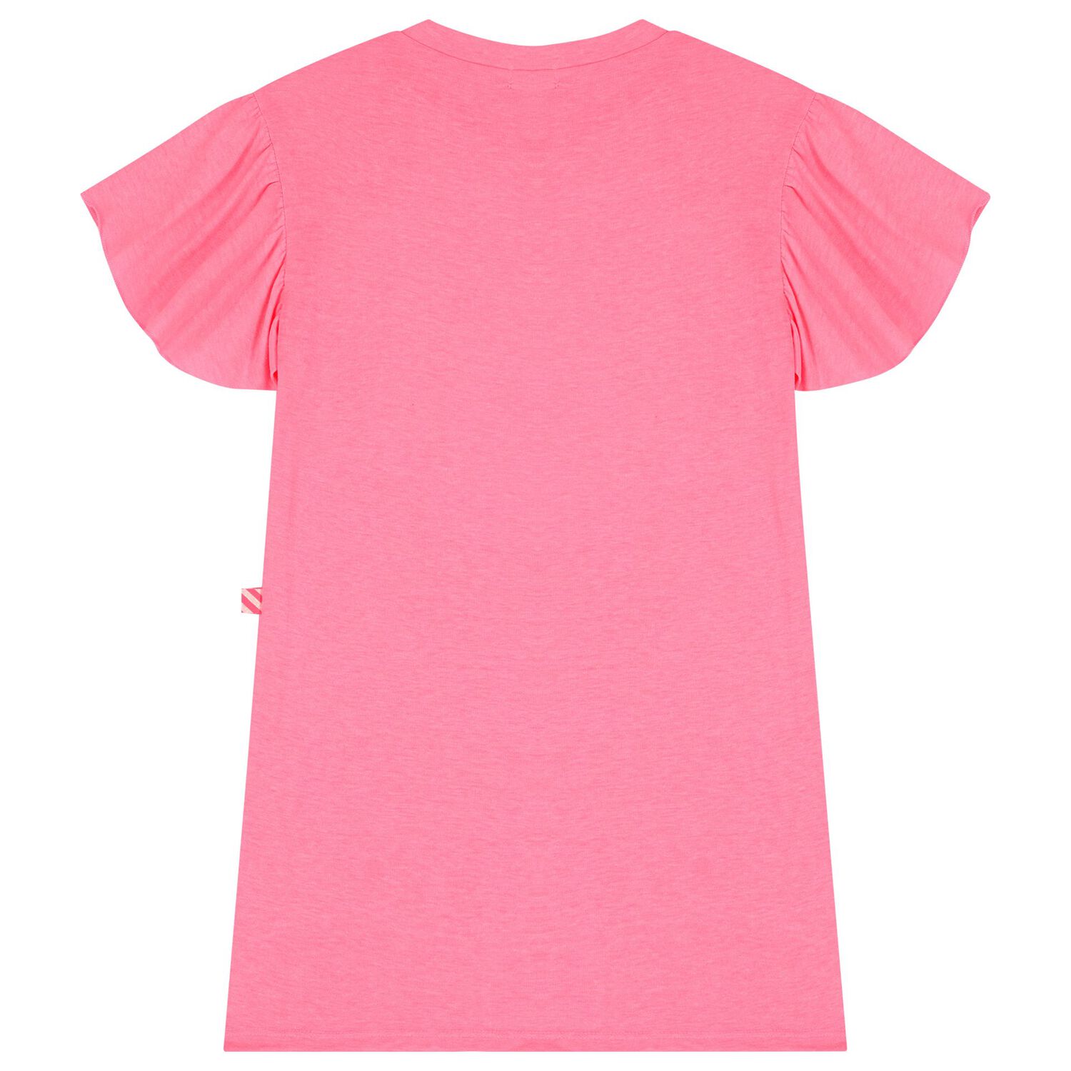 Girls Pink Embellished Logo Dress, 1, hi-res