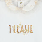 أفرول بالشعار باللون الأبيض للبنات, 1, hi-res