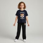 Navy Blue Tiger Logo T-Shirt, 4, hi-res