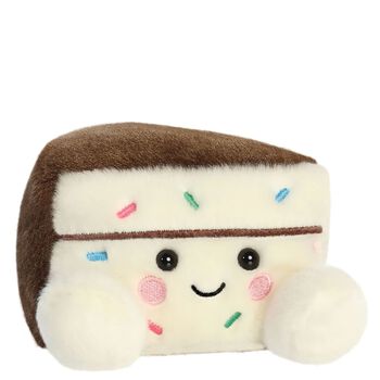 Palm Pals Ivory Sprinkles Cake Slice Soft Toy ( 7cm )