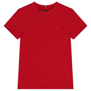 Boys Red Logo T-Shirt