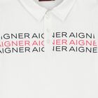 Boys White Logo Polo Shirt, 1, hi-res