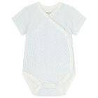 Baby Boys White & Blue Bodysuits ( 2-Pack ), 3, hi-res