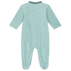 Baby Boys Green & Ivory Babygrows (2 Pack), 1, hi-res