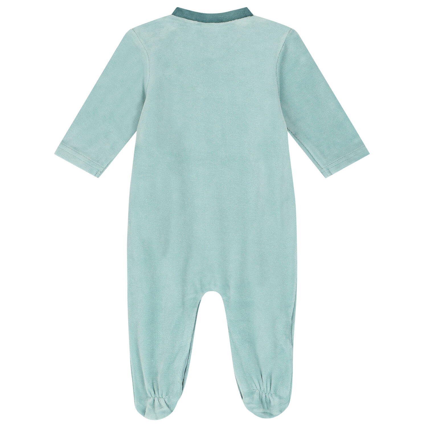 Baby Boys Green & Ivory Babygrows (2 Pack), 1, hi-res image number null