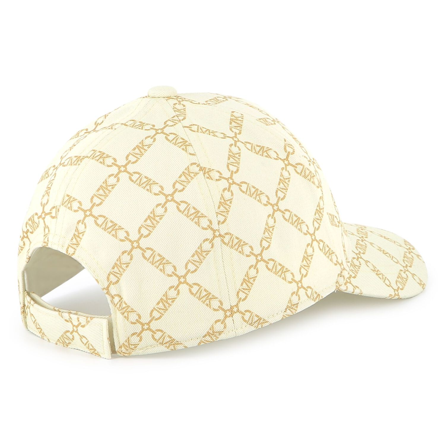 Girls Ivory & Gold Logo Cap, 1, hi-res image number null