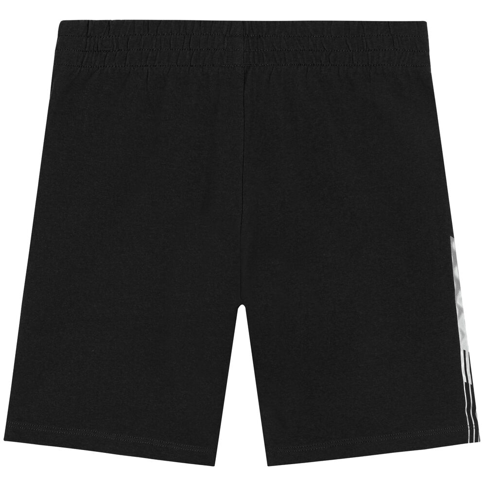 EA7 Emporio Armani Boys Black Logo Shorts Junior Couture UAE