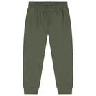 Boys Green Logo Joggers, 3, hi-res