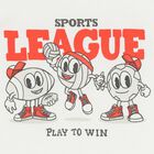 طقم شورت أولاد باللون الأبيض والأحمر والبيج, 1, hi-res