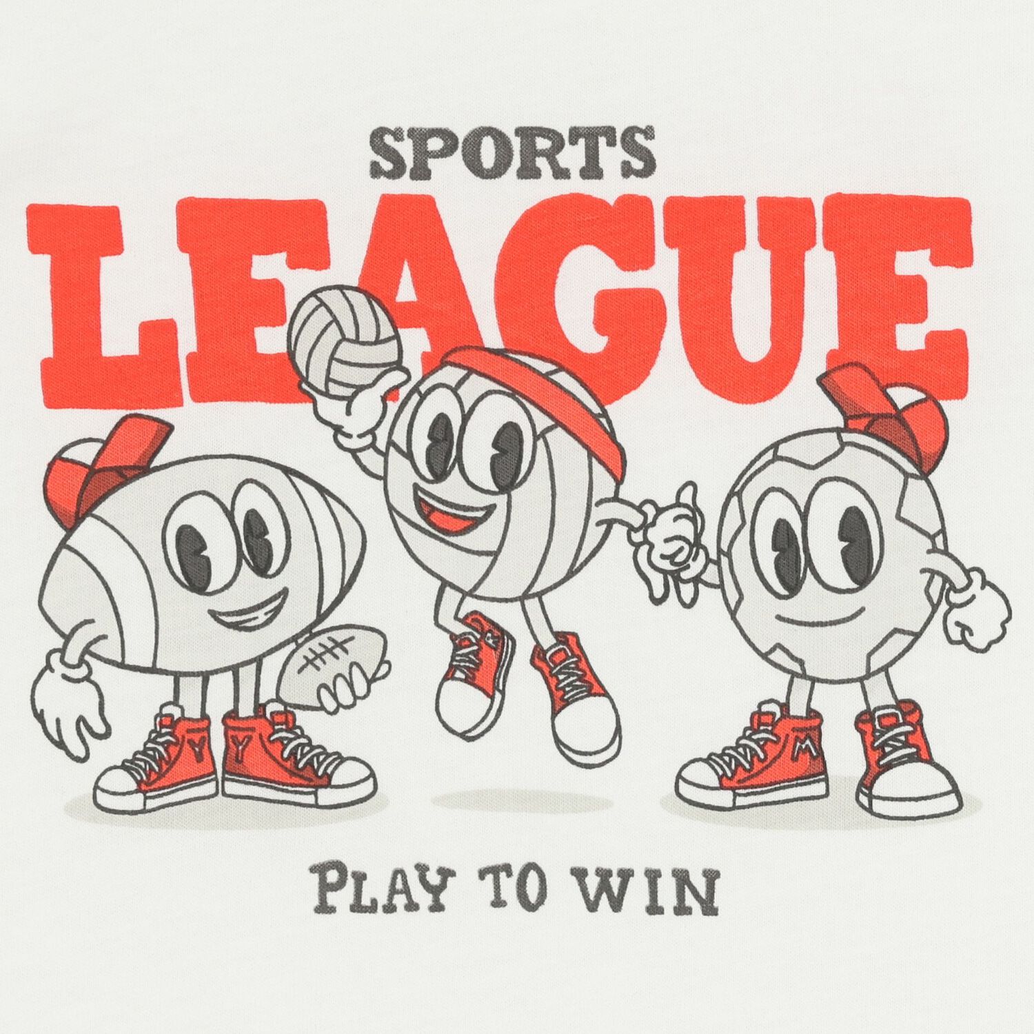 طقم شورت أولاد باللون الأبيض والأحمر والبيج, 1, hi-res