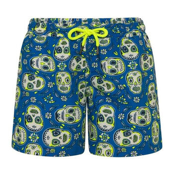 Boys Blue Skulls Swim Short