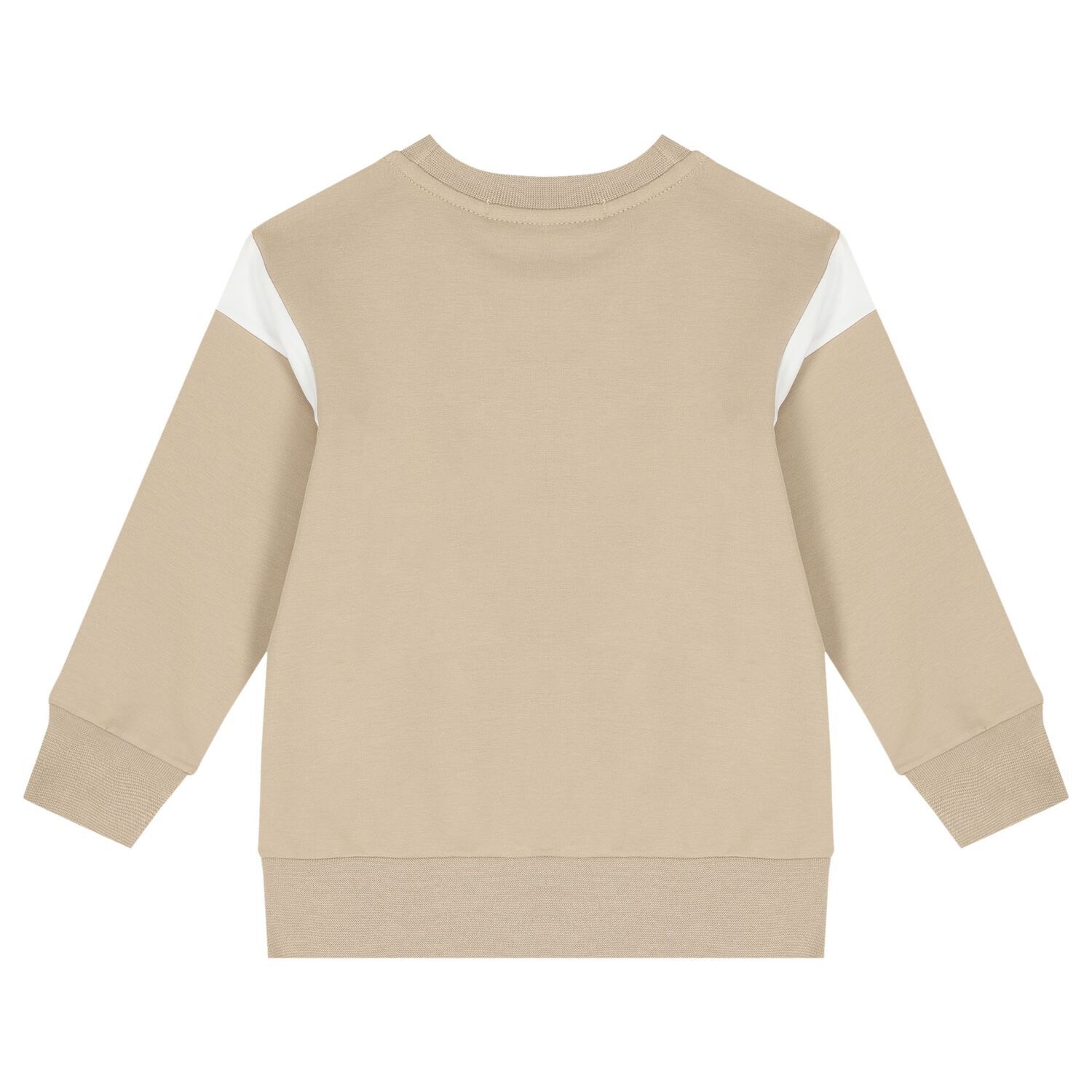 Boys Beige Logo Sweatshirt, 1, hi-res image number null