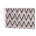 تنوره كروشيه للبنات بشكل متعرج باللون البنفسجى والاسود والعاجى , 1, hi-res