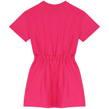 Girls Pink Logo Dress