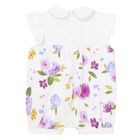 رومبير بنات بطبعة الزهور باللون الأبيض, 2, hi-res