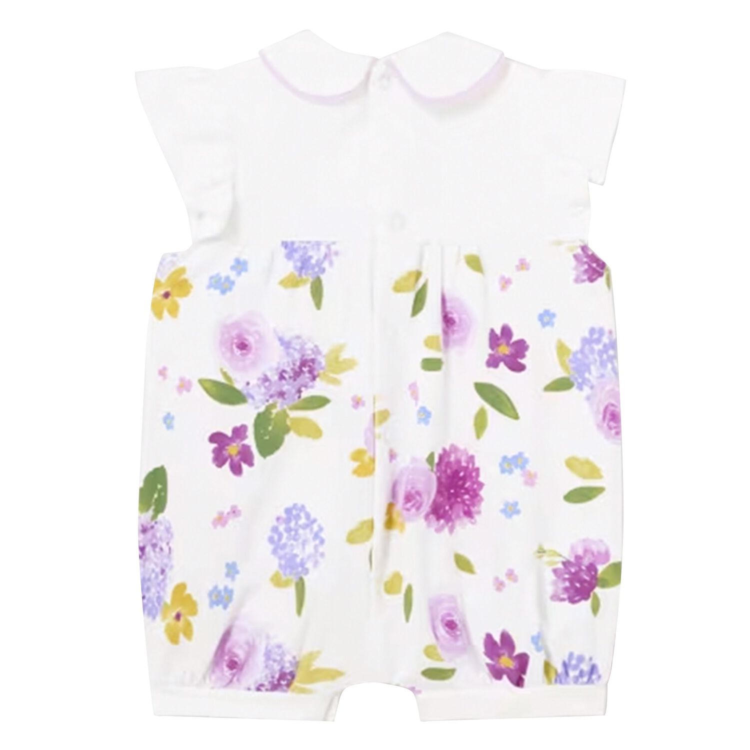 رومبير بنات بطبعة الزهور باللون الأبيض, 2, hi-res image number null