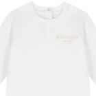 White Logo Babygrow Gift Set, 1, hi-res