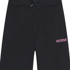 Girls Black Logo Joggers, 1, hi-res